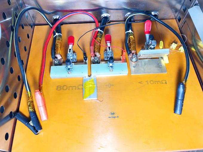 Temperatura-tipo probador del cortocircuito de la batería, probador 3 del cortocircuito de la batería IEC62133