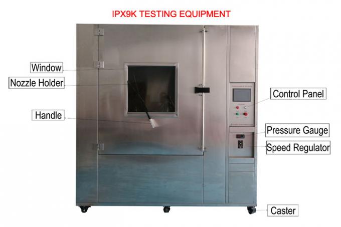 Cámara de la prueba de la lluvia de la prenda impermeable IPX2 IPX3 IPX4 del código del IP para IEC eléctrico 60529 2 de los productos