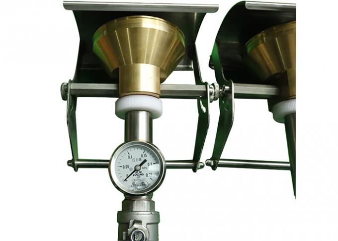 Cuadro 5 probador de cobre amarillo de equipo de prueba de la protección del ingreso IEC60529 de la boca de espray del PDA para los agujeros 0 de IPX3 IPX4 121